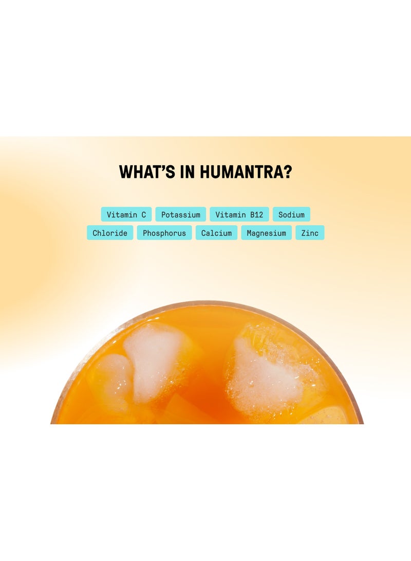 Humantra Apricot Electrolyte Hydration 4.2gm Pack Of 10 - Image 3