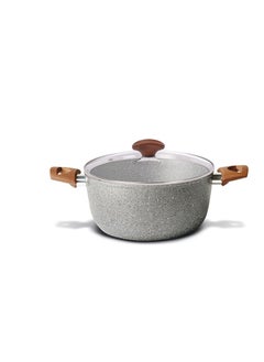 TVS TVS- CASSROEL WITH GLASS LID 28CM MINERALIA INDUCTION  - Image 1