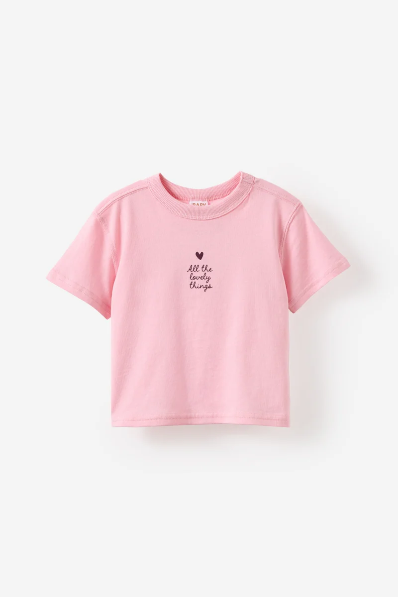 كوتون اون Baby Essential Short Sleeve Graphic Tee