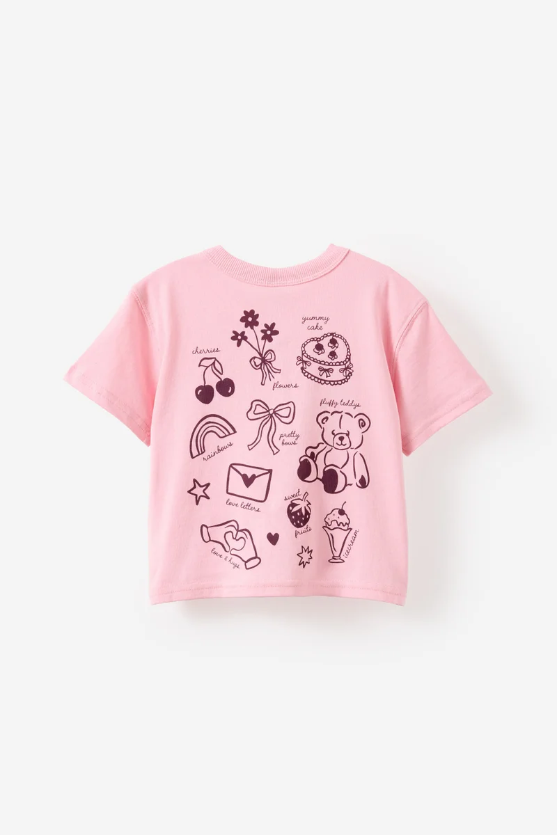 كوتون اون Baby Essential Short Sleeve Graphic Tee