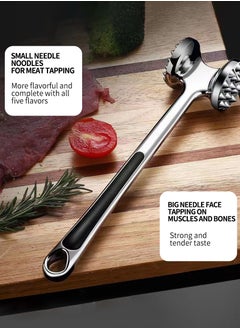 Beirui Heavy Duty Metal Meat Tenderizer, Stainless Steel Hammer Mallet, Heavy Duty Meat Hammer Double Sided Designed for Pounding and Tenderizing Steaks, Chicken, Veal, Poultry, and Grills as well as Camping EventsKitchen Cooking ToolsSuitable for Kitchen  - Image 5