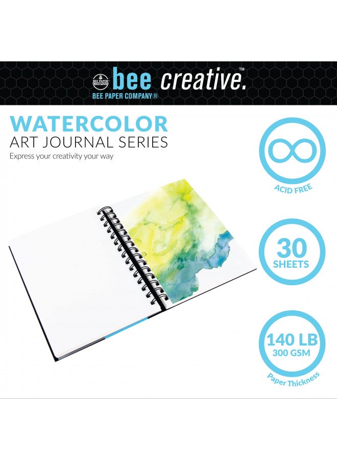 Bee Paper Company Bee Paper - 5.5"x 8" Bee Creative Watercolor Journal - Image 2
