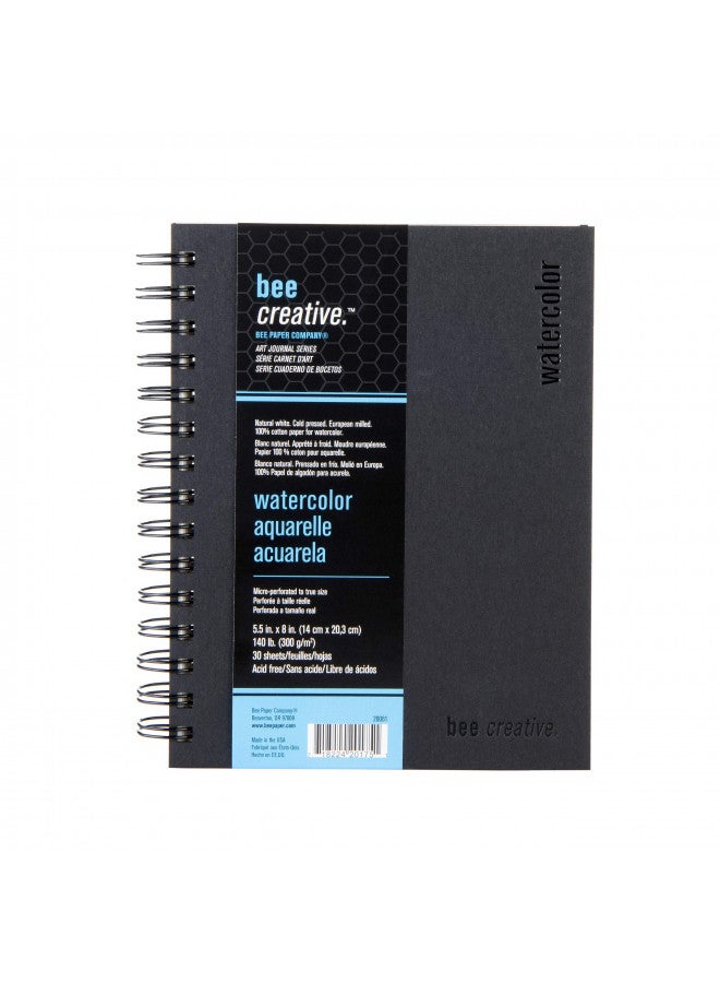 Bee Paper Company Bee Paper - 5.5"x 8" Bee Creative Watercolor Journal - Image 1