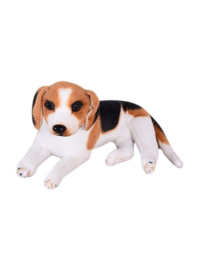 Tickles لعبة دمية بيغل جرو ناعمة محشوة للأطفال لغرفة الأطفال (اللون: أبيض وبني الحجم: 37 سم) - Image 5