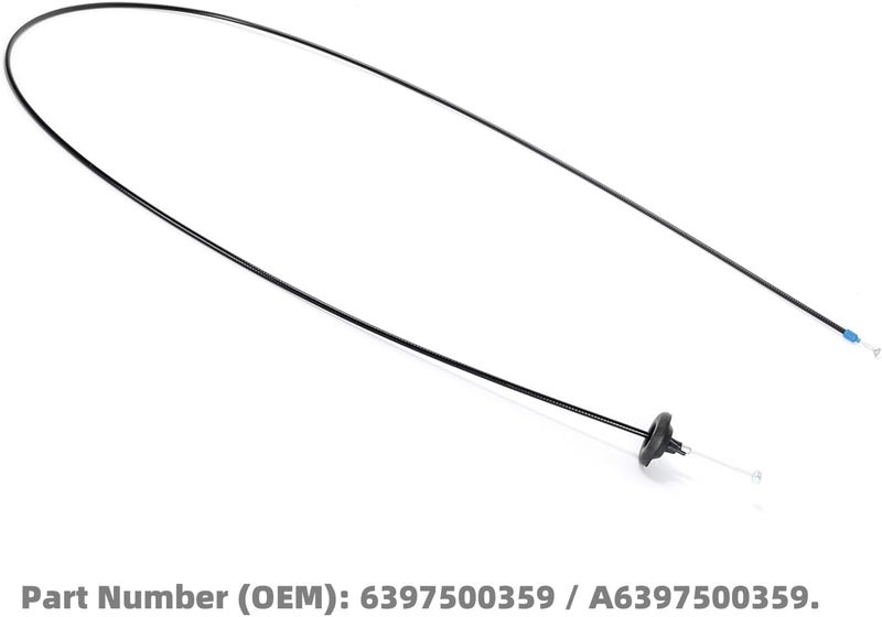 Ruimou Automotive Hood Release Cable 6397500359 Compatible with Mercedes Benz Vito/Viano W639 2003-2014 - Image 2