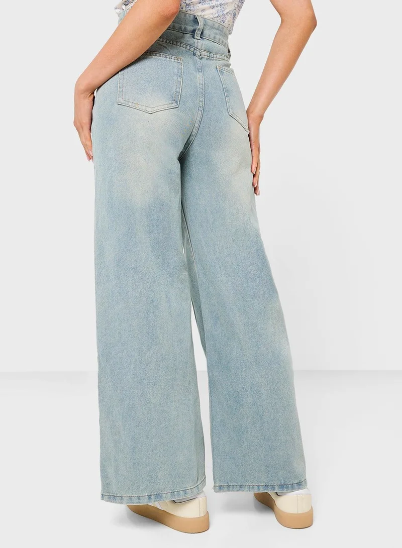Ginger  High Waist Flared Pants for Women | Best Price UAE