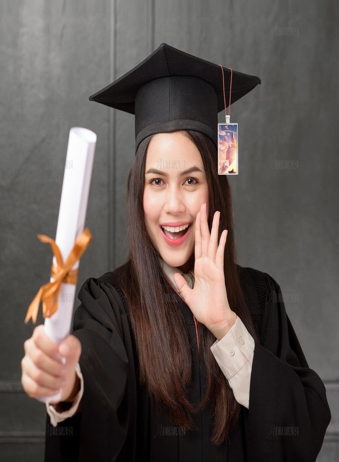 AUEAR, 20 Pack 25mm x 50mm Rectangle Charms Trays Silver Blanks Pendant for Setting Photo Jewelry Making - Image 4