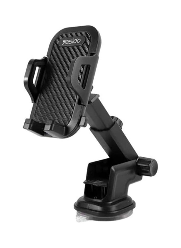 Yesido C23 Universal Car Mobile Holder Adjustable Automatic Clip Stand Dashboard Windshield GPS Car Mount Bracket - Image 1