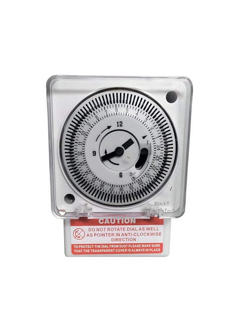 Blackt Electrotech BT41AG 230 Volt DIN Rail Mounted Analog Timer Switch Dial Type