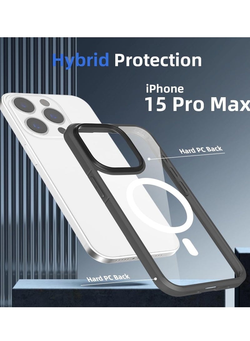 X-level جراب X-level متوافق مع iPhone 15 Pro، جراب ICE Crystal Case [مضاد للاصفرار] جراب TPU الناعم المقاوم للصدمات لهاتف iPhone 15 Pro (رمادي) - Image 3