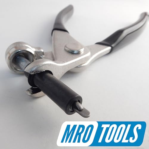 MRO Tools Cleco Fasteners 25 5/32 مثبتات صفائح معدنية قياسية + كماشة كليكو مع حقيبة حمل (K1S25-5/32) - Image 2