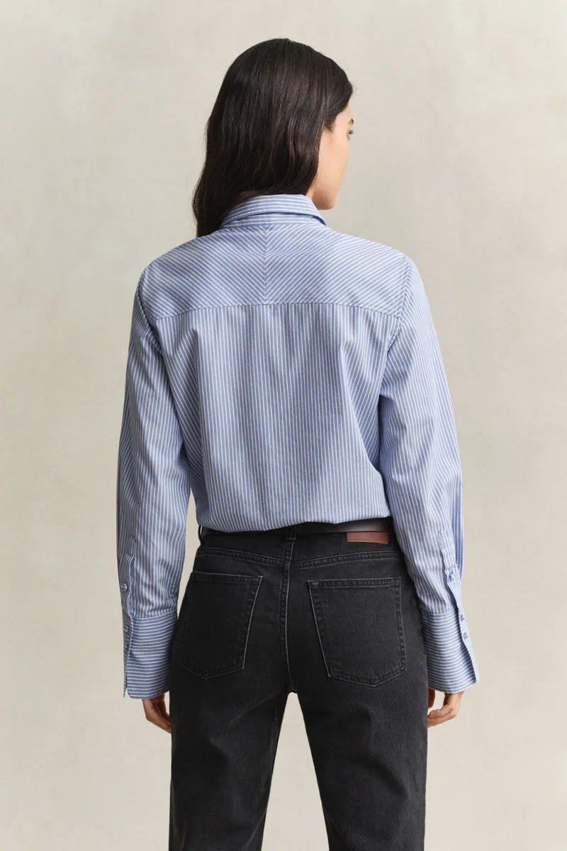 Gant  Striped Yoke Detail Shirt for Women | Best Price UAE