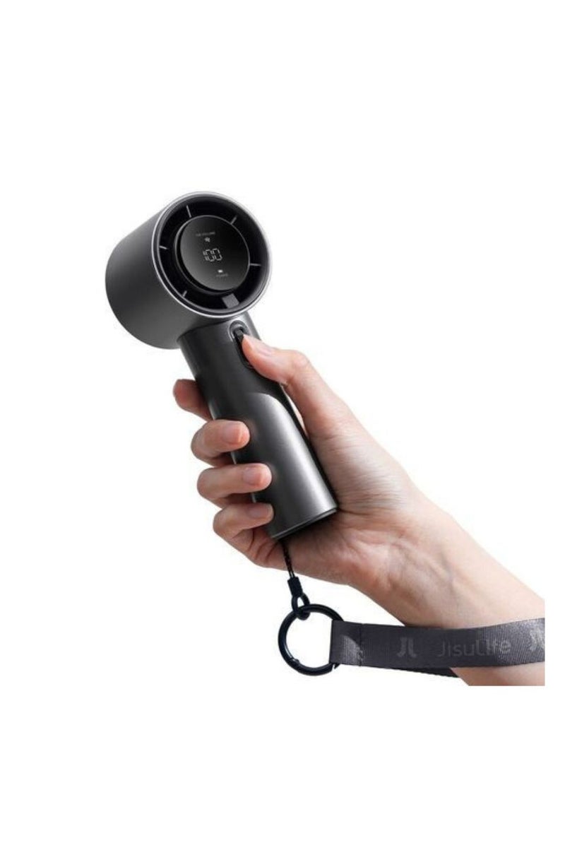 JISULIFE JisuLife Handheld Fan Pro1 (FA53 ABS Version) – Black | Powerful Portable Personal Mini Fan with Long Battery Life - Image 2