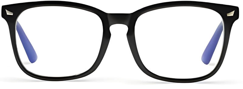 Roshfort Store Square Zero Power Blue Cut Computer Glasses | Gaming Glasses | Anti Glare, Lightweight & Blocks Harmful Rays | UV Protection Specs | Men & Women | Medium - Image 1