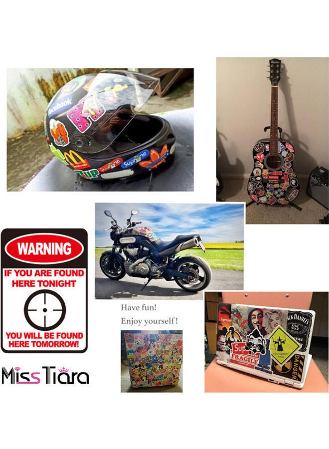 NIBEMINENT 50-Piece Cool Waterproof Vinyl Sticker Set 5 x 7cm - Image 4