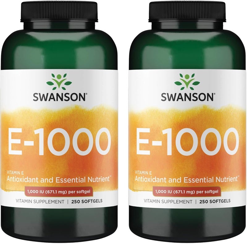 SWANSON Vitamin E Softgels 250 Count for Adults - Image 1