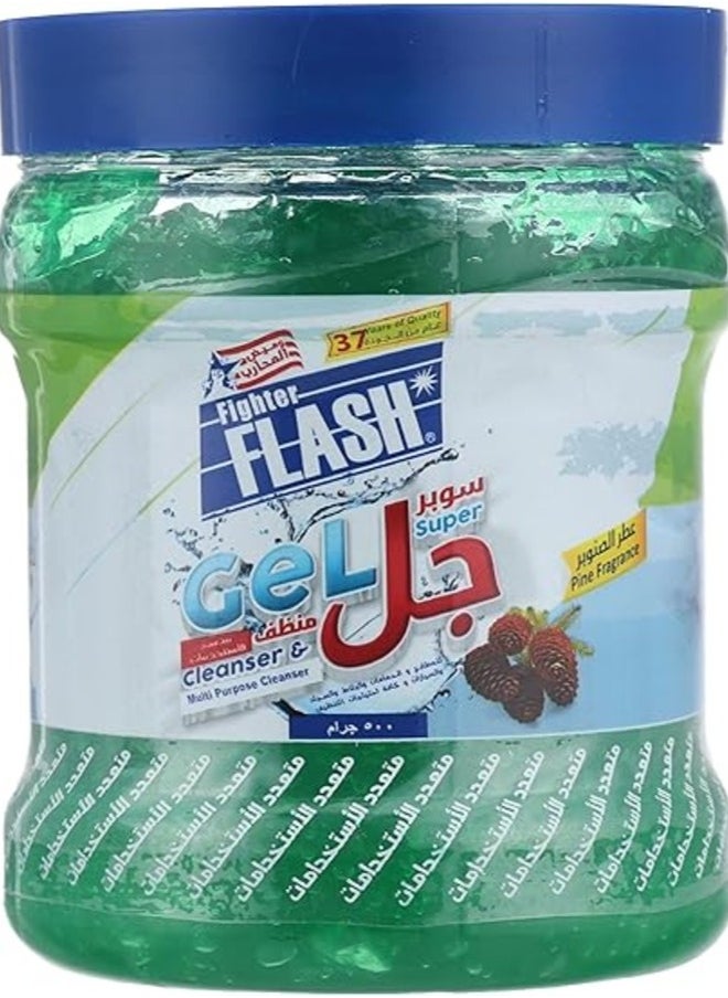 فايتر فلاش - سوير جل منظف متعدد الاستخدام برائحة الصنوبر- 500 جرام - Image 1