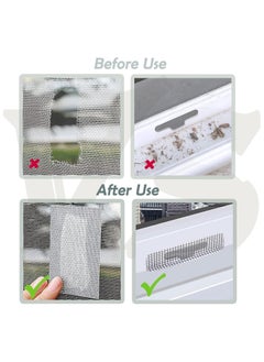 Generic Self-Adhesive Window Screen Repair Patches Kit, 20 Sheets 4 Size Screen Door Replacement Repair Kit Fiberglass Mesh Wall Repair Patches Drywall Tools Wall Hole Quick Repair Patch  - Image 3