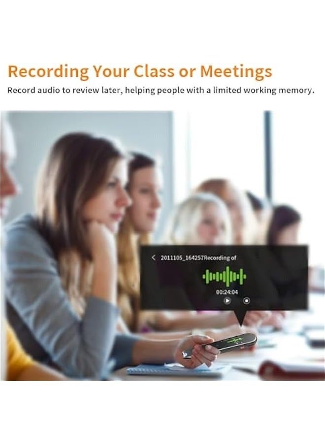 Metene Digital Pen Scanner for Translation, OCR and Dyslexia Reading - 112 Languages, Meetings, Learning, Travel, Book Reader, Dictionary, Exam Reader - Image 5