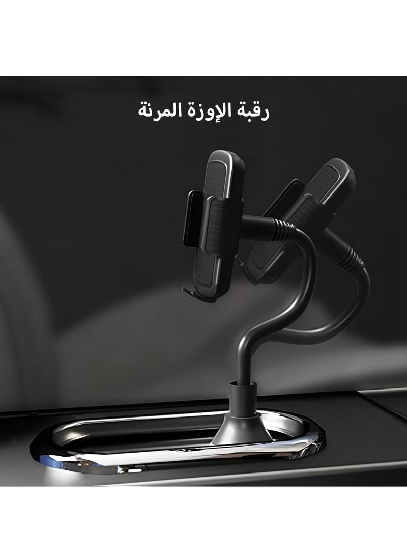Leon Home Cup Holder Phone Mount for Car, Adjustable Cup Holder Base Diameter Range is 2.5"- 4.1", Suitable for Most Car Height and Angle Adjustment Compatible with Most Smart Phones - Image 2