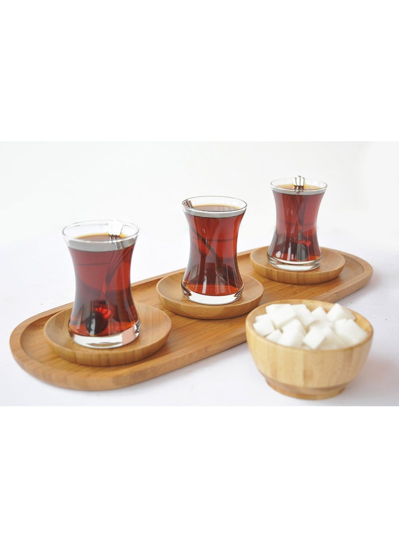 6-Piece Bamboo Round Tea Plate Set Coaster - pzsku/Z24FAC6C3010748AD41C9Z/45/_/1729211314/929c51fb-b902-4530-a903-1721d97d94cd