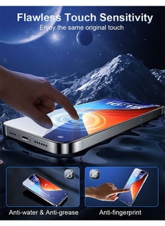 Generic 3 pcs Screen Protector for iPhone 15 pro [6.1 Inch] HD Tempered Glass Film with Easy Installation Frame, Ultra Clear  - Image 4