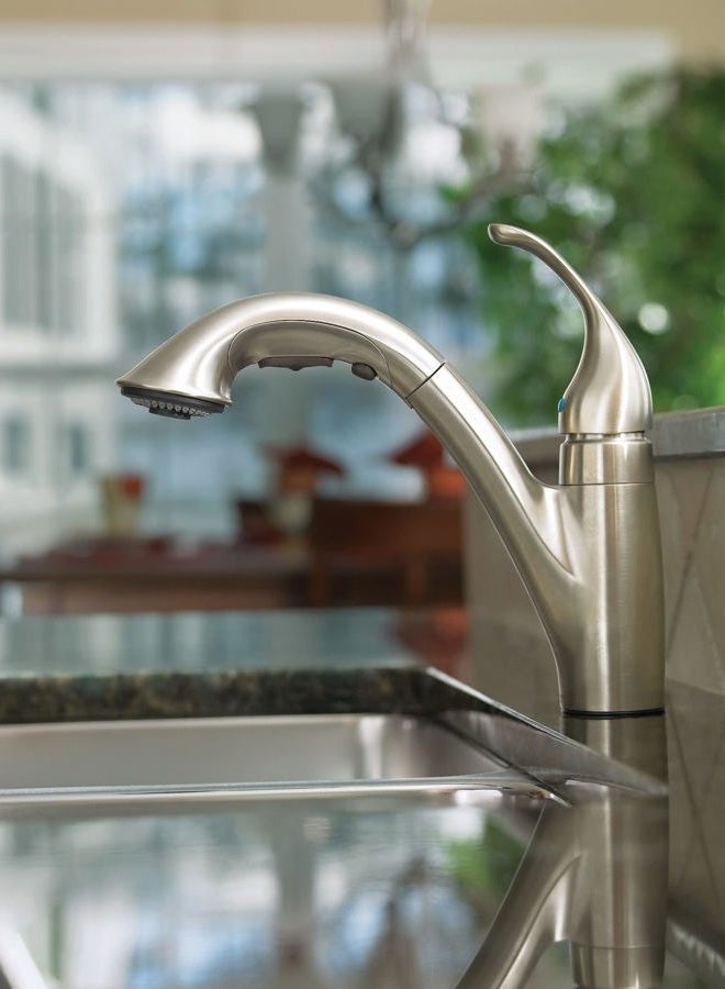 MOEN 7545C Camerist One-Handle Pullout Kitchen Faucet Featuring Power Clean and Reflex, Chrome - Image 2
