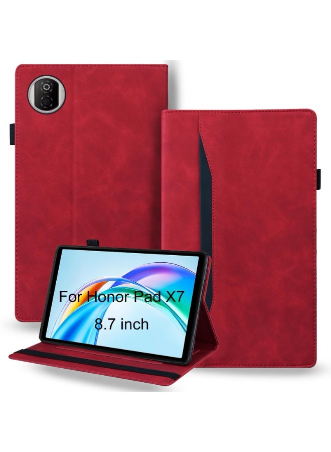 عام غطاء متوافق مع هونور باد X7 8.7 بوصة 2025، غلاف لوحي محفظة، غلاف كتاب رفيع ذكي مع حامل قلم. - Image 1