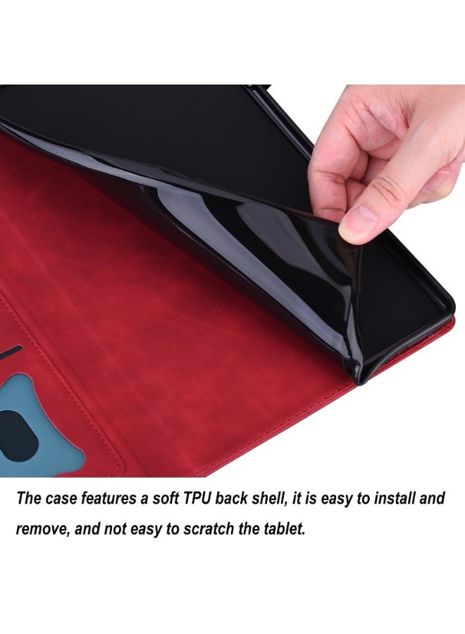 عام غطاء متوافق مع هونور باد X7 8.7 بوصة 2025، غلاف لوحي محفظة، غلاف كتاب رفيع ذكي مع حامل قلم. - Image 5