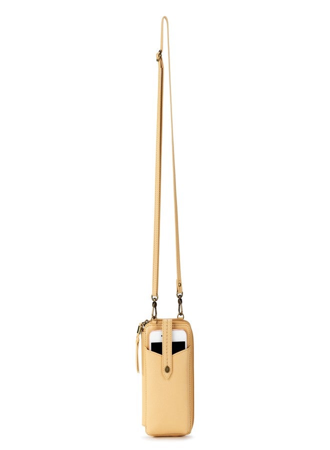 The Sak Silverlake Smartphone Crossbody Bag in Leather, Adjustable Strap, Buttercup - Image 5