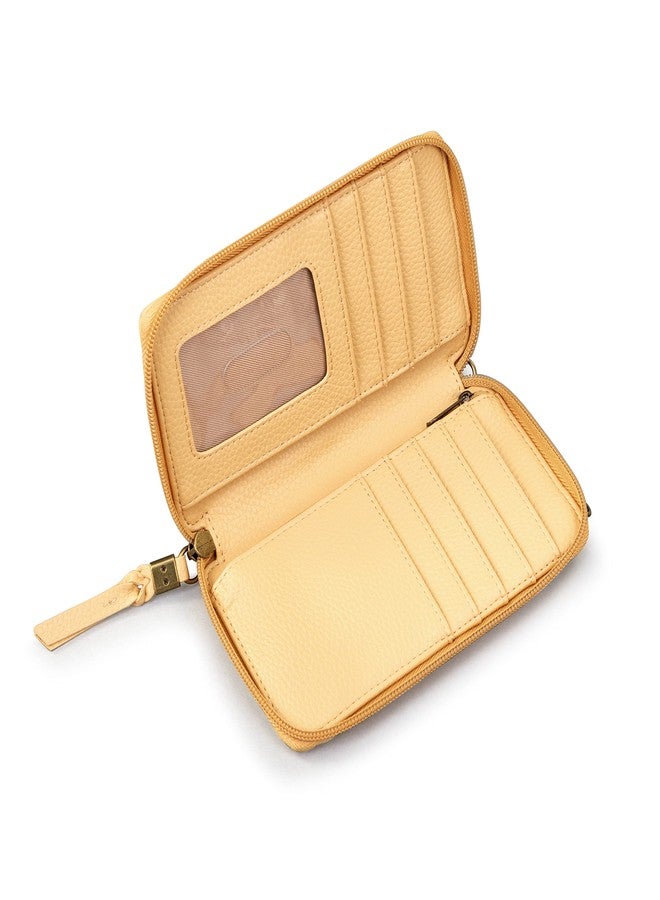 The Sak Silverlake Smartphone Crossbody Bag in Leather, Adjustable Strap, Buttercup - Image 3