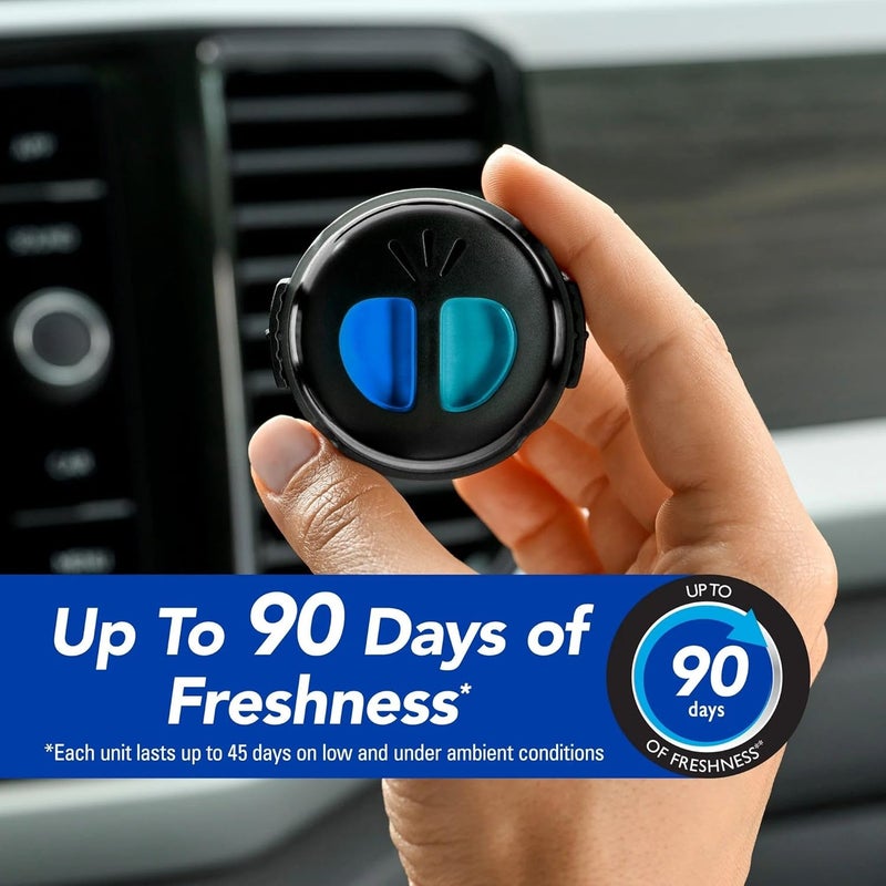 RefreshYourCar ! E300877700 Dual Scent Mini Diffusers, New Car/Cool Breeze Scent - Image 2