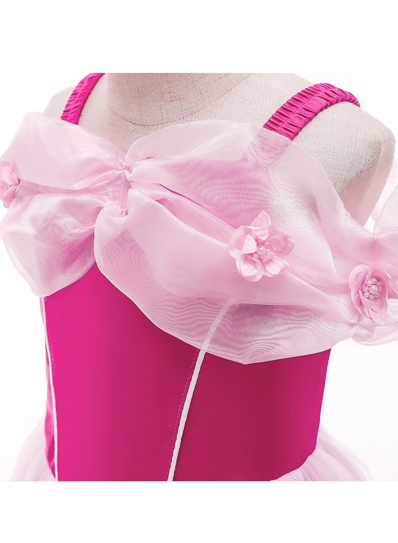 general Princess Dress Outfit Beauty For Party Birthday Gift Carnival Kids Cosplay Costume Set - Image 5