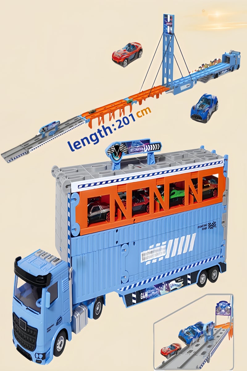 Generic Foldable Ejection Extended Race Car Track Toy Race Track