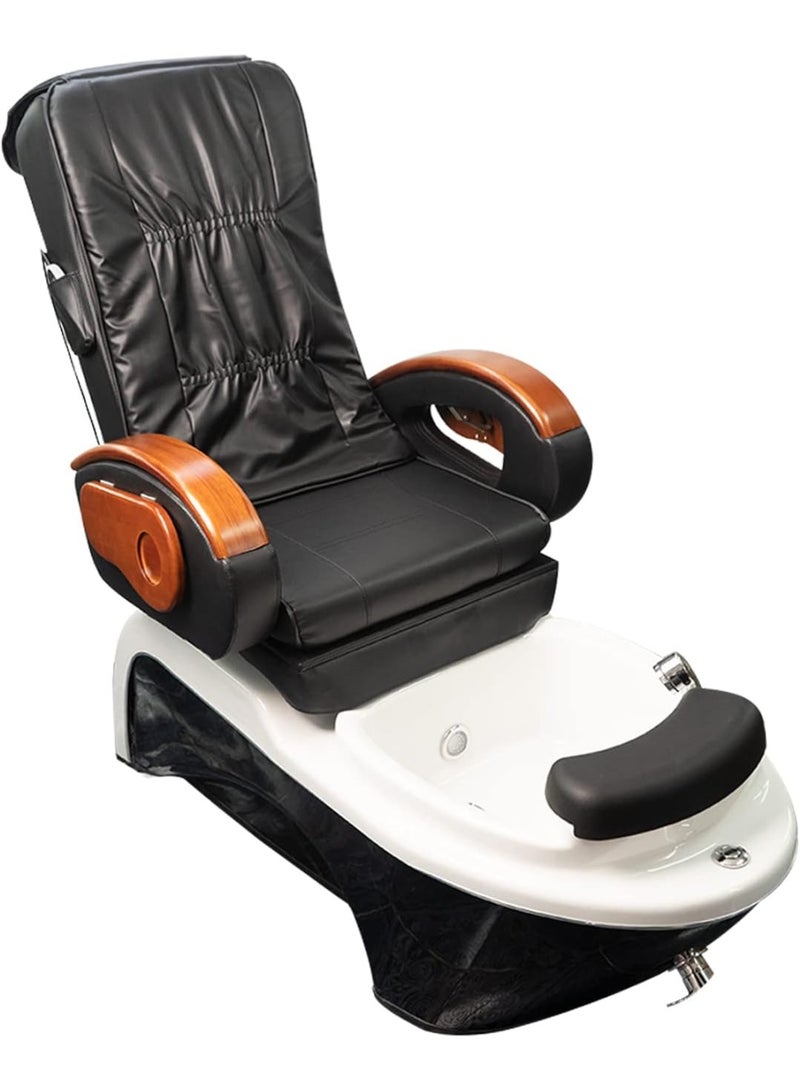 Meishida Electric Sofa Spa Chair Remote Control Settings, Electric Massager, Adjustable Chair & Foot Tub (Black)  - Image 1