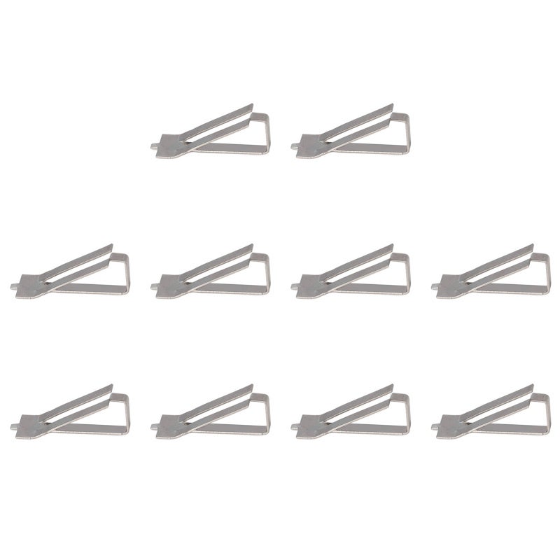 3D Printer Glass Bed Clip: 10Pcs Premium Stainless Steel, Firm in Fixing, Easy to Install - Wide Compatibility 3D Printer Accessory for DIY 3D Printing Makers - Image 2