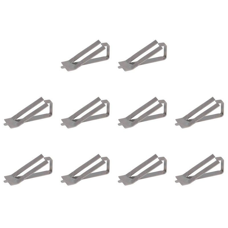 3D Printer Glass Bed Clip: 10Pcs Premium Stainless Steel, Firm in Fixing, Easy to Install - Wide Compatibility 3D Printer Accessory for DIY 3D Printing Makers - Image 1