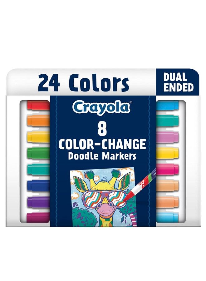 Crayola Color Changing Markers (8Ct) Assorted Colors Markers For Teens Pair With Adult Coloring Books Gift For Teens Nontoxic - Image 5