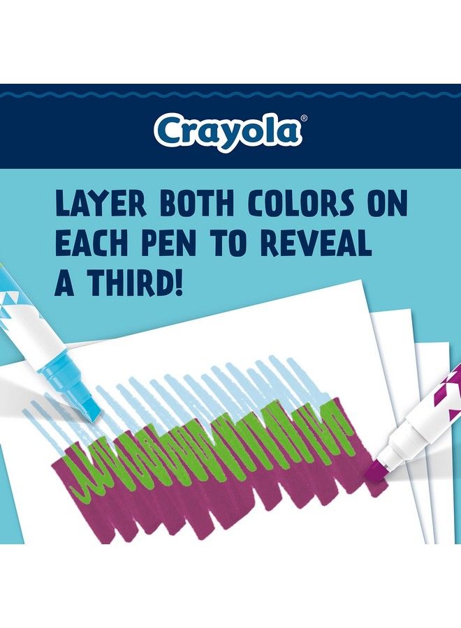 Crayola Color Changing Markers (8Ct) Assorted Colors Markers For Teens Pair With Adult Coloring Books Gift For Teens Nontoxic - Image 4