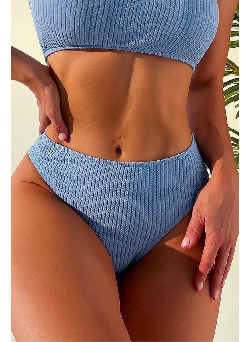 Angelsin Special Twill High Waist Bikini Bottom  - Image 3