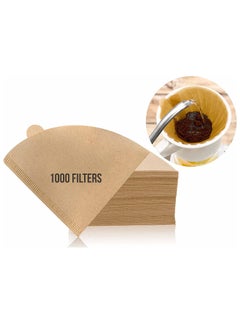 MIBRU Coffee Filter V60 Cone  2-4 Cups Size 02 Natural Unbleached Paper Pour Over Drippers 1000pcs Set Of 10  - Image 1