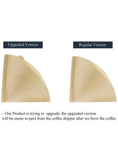 MIBRU Coffee Filter V60 Cone  2-4 Cups Size 02 Natural Unbleached Paper Pour Over Drippers 1000pcs Set Of 10  - Image 4