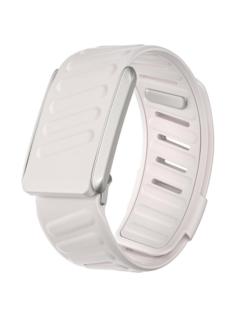 Compatible with WHOOP 4.0 Band, Comfort Durable Silicone Wristband, Soft Silicone Sports Loop Strap for Men  Women, with U Shapped Connector (Starlight) - Image 1