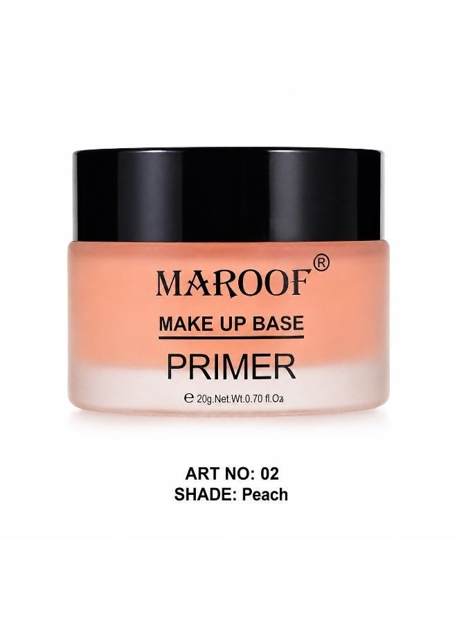 MAROOF Make Up Base Primer 02 Beige | Smooth Makeup Base | Lightweight Long-Lasting Face Primer | 20g - Image 2