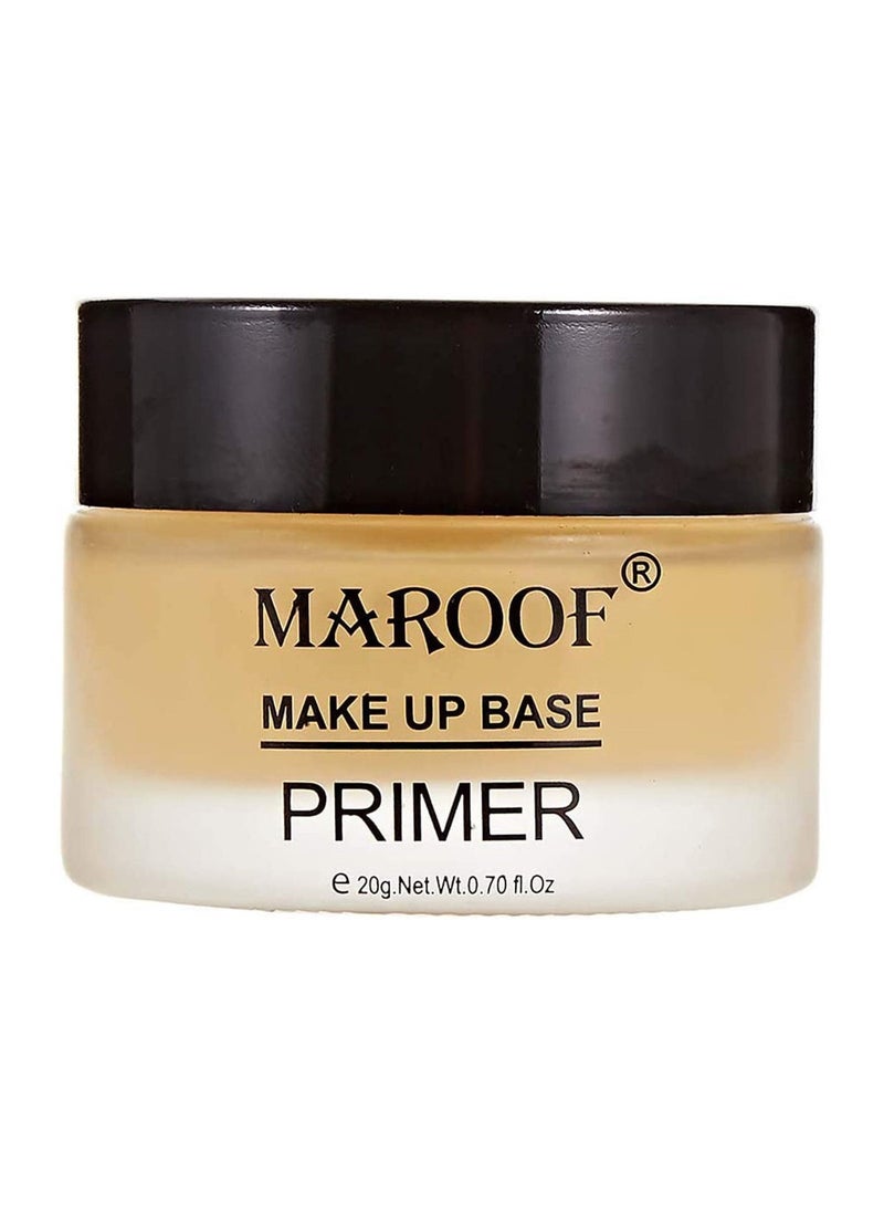 MAROOF Make Up Base Primer 02 Beige | Smooth Makeup Base | Lightweight Long-Lasting Face Primer | 20g - Image 1