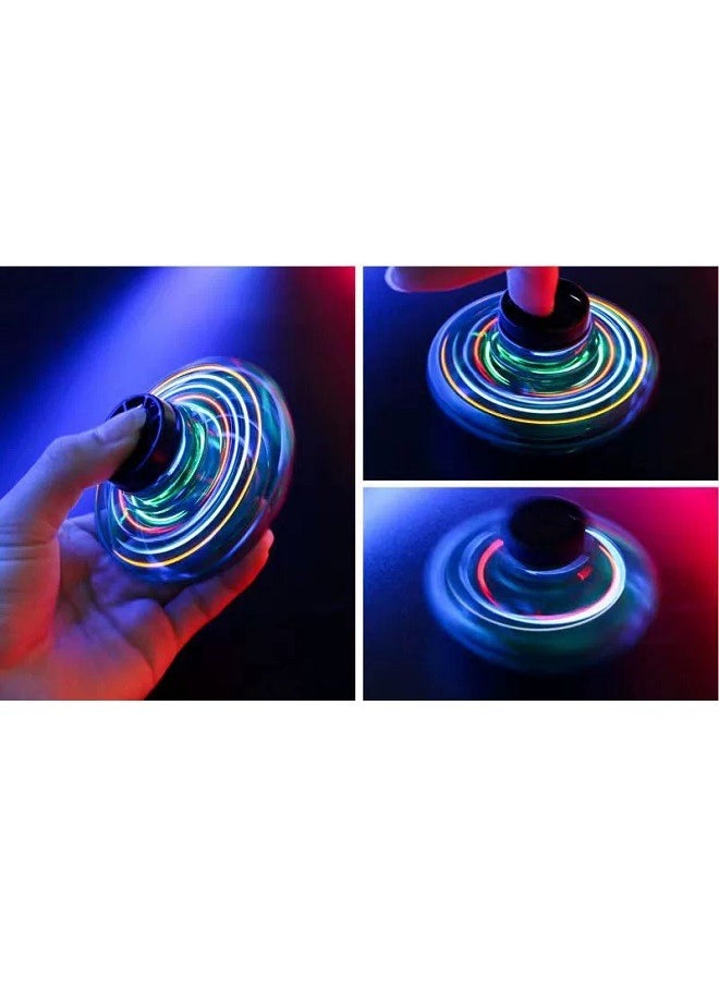Flexible Anti-Collision Flying Spinner  Led Lights Gyroscope Toy  - Image 2