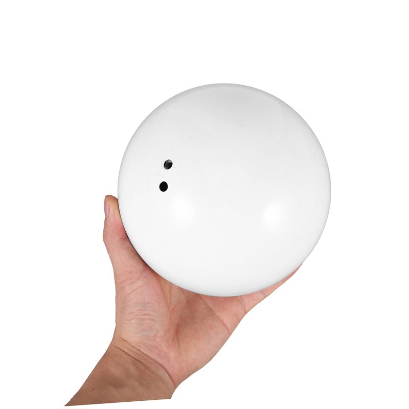 Polished Steel Reflective Spheres Decorative Hanging Balls For Garden And Home Decor In White - Image 5