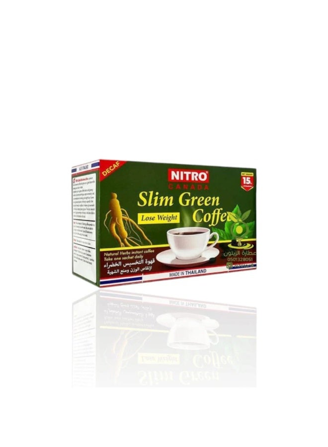 NITRO CANADA Green Slimming Coffee for weight loss And Appetite Suppression