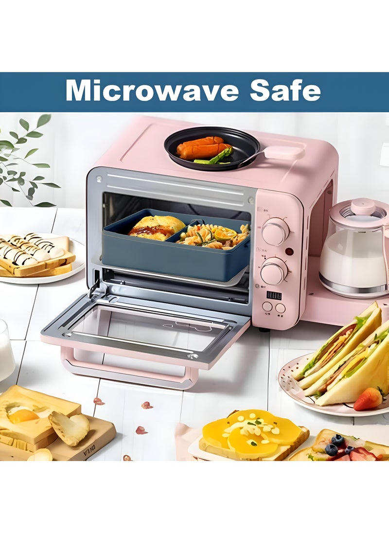 Food Storage - Colorful, Leak-Proof Adult Lunch Box With Layered Design And Built-In Utensils, 1400Ml Capacity, Suitable For Salads, Snacks, And Breakfast On The Go In Various Colors