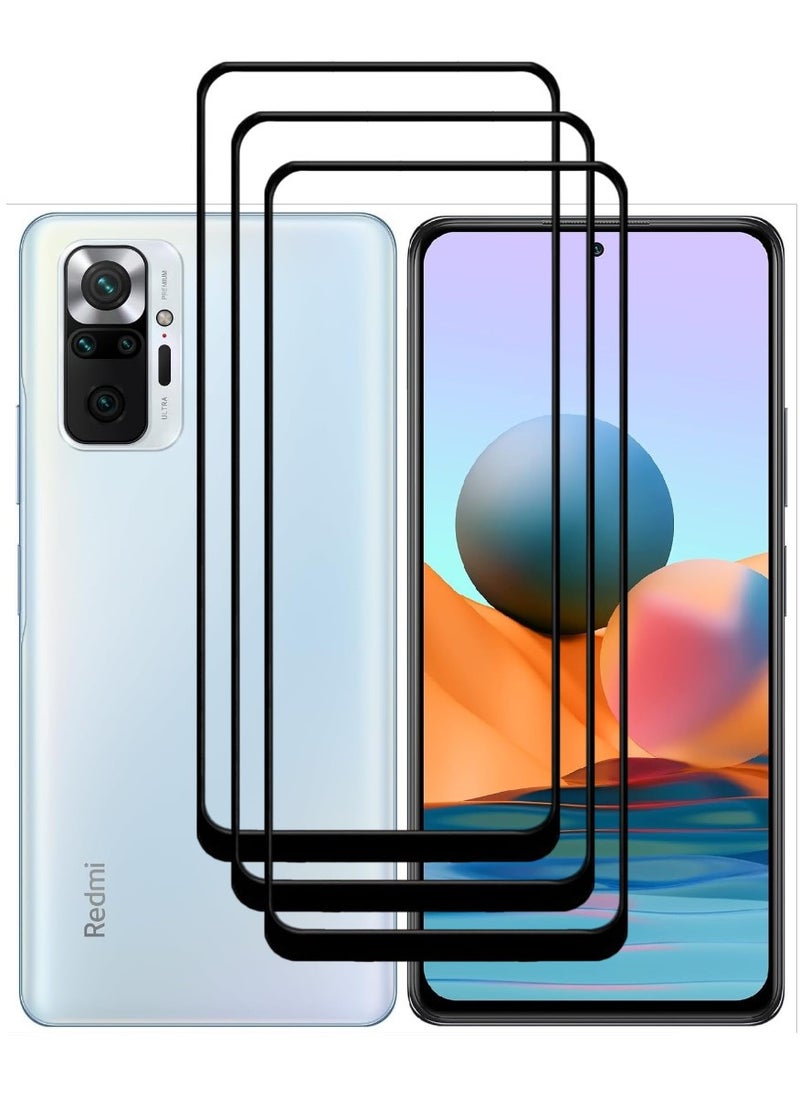 ACLIX 3 Pieces Antistatic ESD Dustproof Premium Quality High Definition Tempered Glass Screen Protector Designed For Xiaomi Redmi Note 10 Pro - Image 1